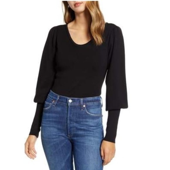 Rachel Parcell Juliet Sleeve Sweater - Picture 2 of 7